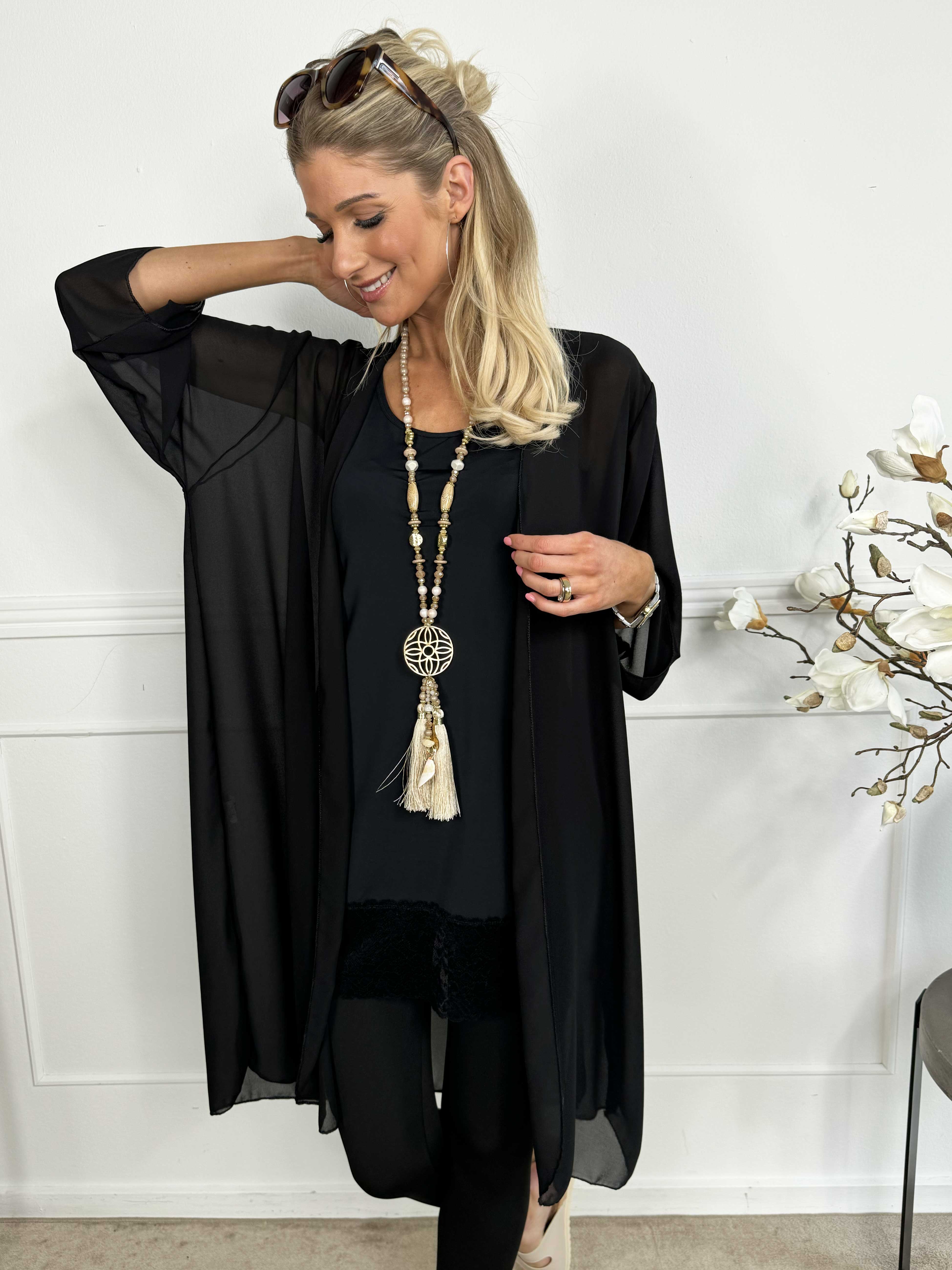 Christina - Let semitransparent cardigan